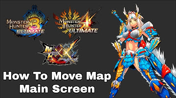 How To Move Map To Main Screen MH3U/MH4U/MHXX | Citra Emulator