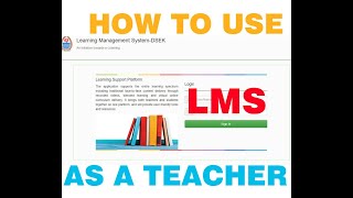 DSEK LMS  Tutorial for Faculty