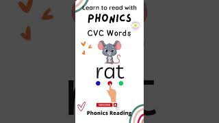 CVC Words | Phonics for Kids  @phonics_reading