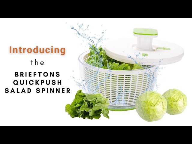  Brieftons Salad Spinner and Chopper: Large 6.3-Quart