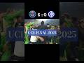 PSG 🆚 INTER | UCL FINAL 2025 | The most one-sided final match