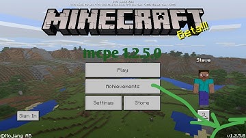 MCPE 1.2.5.0 DOWNLOAD 100% WORKING