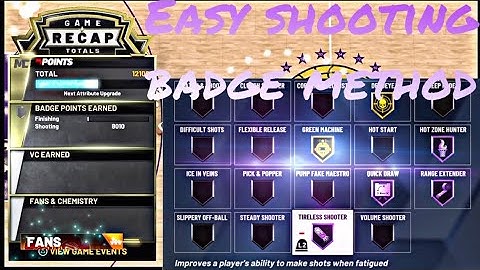 EASY REP/SHOOTING BADGE METHOD IN NBA 2K20  *100k every hour*