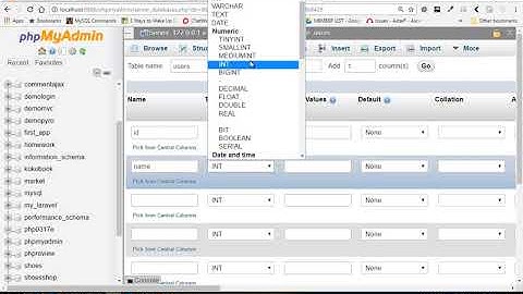 Hướng dẫn tạo mới csdl trong phpMyAdmin