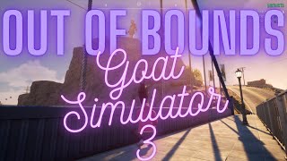 Goat Simulator 3 Out Of Bounds In The Menu And In The Map.