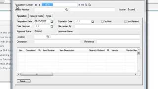 ADSS Global Ltd | Sage ERP 300 Purchase Order Requisitions