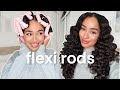 HEATLESS CURLS with Flexi Rods! Amazing Results! ✨