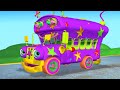 Wheels On The Bus Nursery Rhyme + More Kids Songs - 1 HOUR