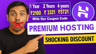 Hostinger Coupon Code 2025 | Premium Hosting Discount | Only ₹2100  | hostinger promo code