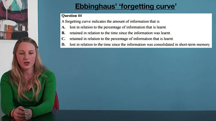VCE Psychology - Ebbinghaus' 'Forgetting Curve' - DayDayNews