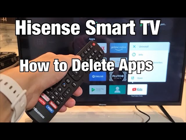 como desinstalar remover um app da smartv Toshiba sistema vida