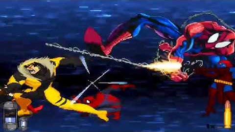 INTERNATIONAL MUGEN TOURNAMENT- SPIDERMAN & ROGUE VS MYSTIQUE & SABRETOOTH  9-21-19 #mugen