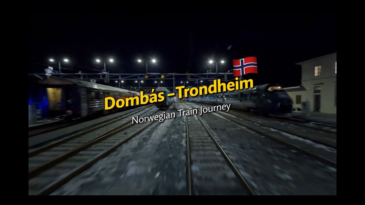 Dombås - Trondheim | Real-Time Train Cab Ride Through Norway