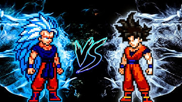 Goku TP OP (all form) VS Goku LB V5 OP (all form) in Jump Force Mugen