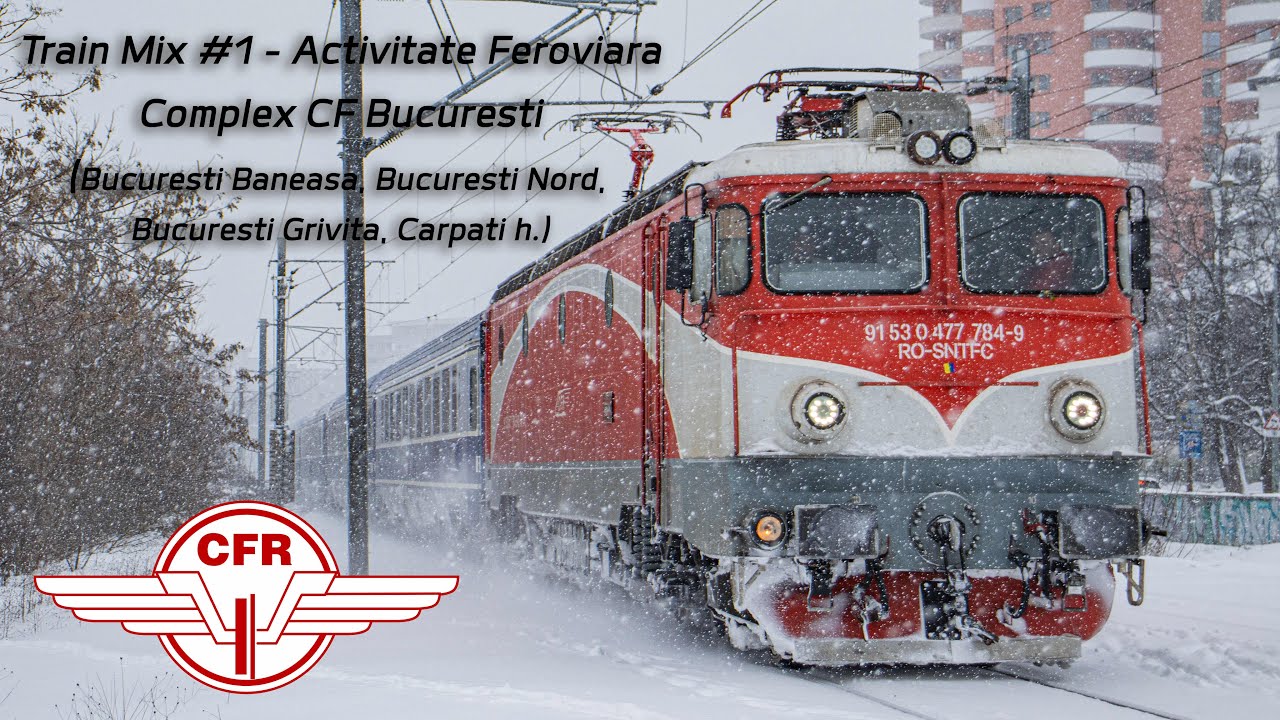 Trainspotting România - Activitate feroviară Complex CF București - Februarie 2025