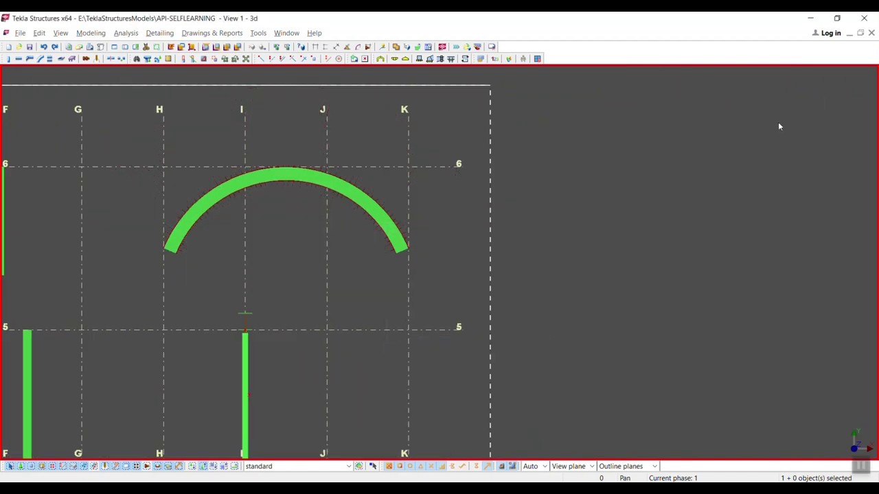 Tekla Open API Curved Biltup Beam YouTube