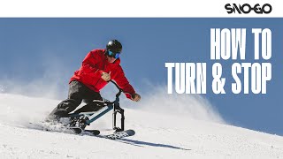 How To Turn And Stop A Sno-Go Bike