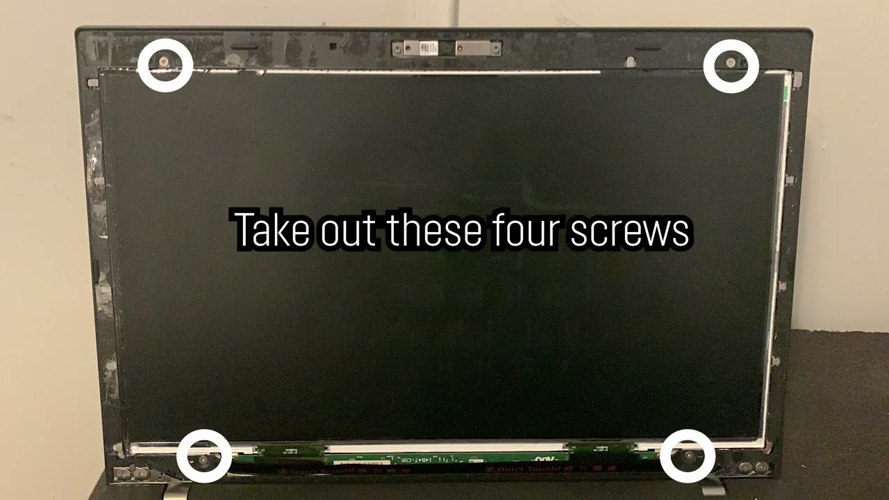 Laptop screen replacement / How to replace laptop screen for ThinkPad