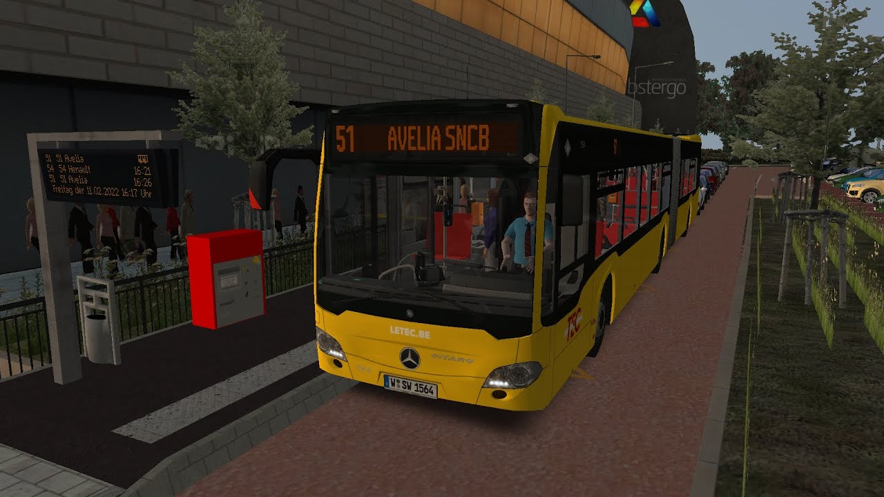 [No comment] OMSI 2 - Avelia V2 Line 51 - Mercedes Citaro G C2 WSW ...