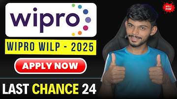 Wipro WILP 2025 | BCA BSC Apply Now