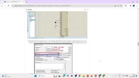 Simulation of Pushbutton and LED with Proteus