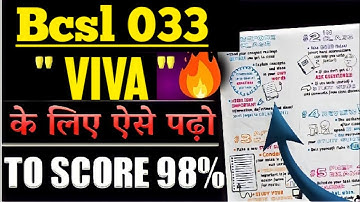 Bcsl 033🔥Practical Viva Questions | Data & File Structure | 100% Score