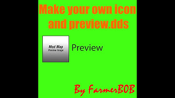 Icon.dds and Preview.DDS how to make your own!