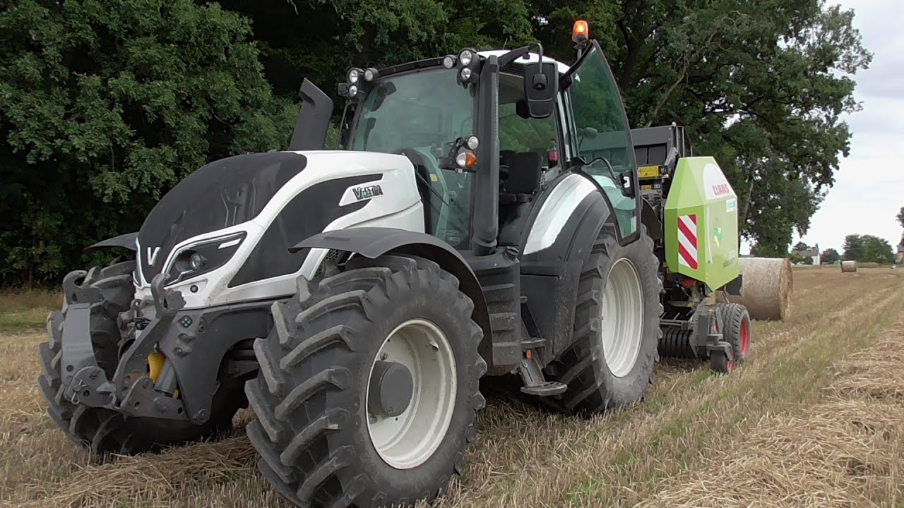 ✈️prasowanie bel z nowym nabytkiem🔥Valtra t144v&Claas Variant 370