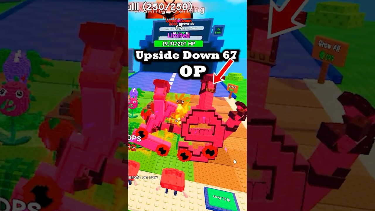 New UpsideDown 67 is OP in Plants Vs Brainrots 