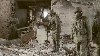 Зачистка старого терминала в Донецком Аэропорту. Ополченцы, Новороссия. Зачистка старого терминала в Донецком Аэропорту. Ополченцы, Новороссия.