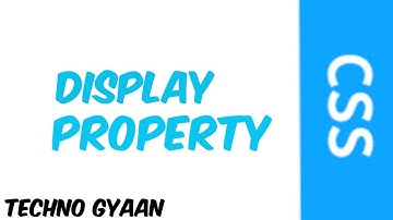 HSC 12th Information Technology || Advanced Web Designing || Chapter 1 Part 12 || Display  Property