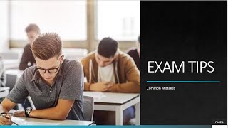 Exam Tips and Common Mistakes