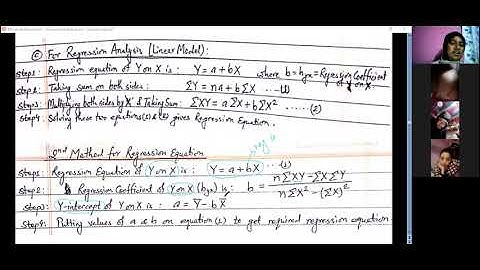 Regression coefficient