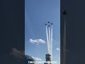 Opening maneuver from the afthunderbirds at doverairforcebase airplane aviation shorts