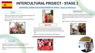INTERCULTURAL PROJECT   STAGE 2