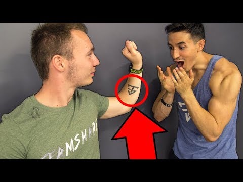 IL SE TATOUE MON LOGO SUR SON BRAS !! - YouTube