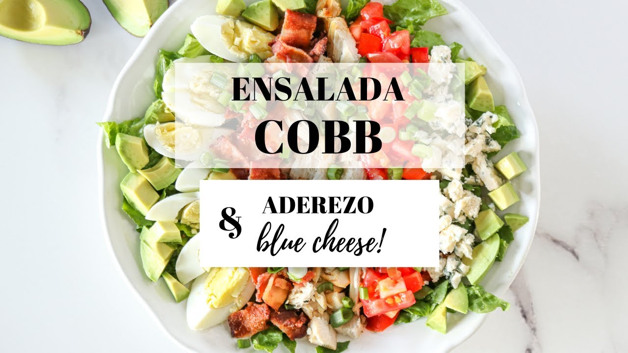 Ensalada Cobb con Aderezo Blue Cheese Keto
