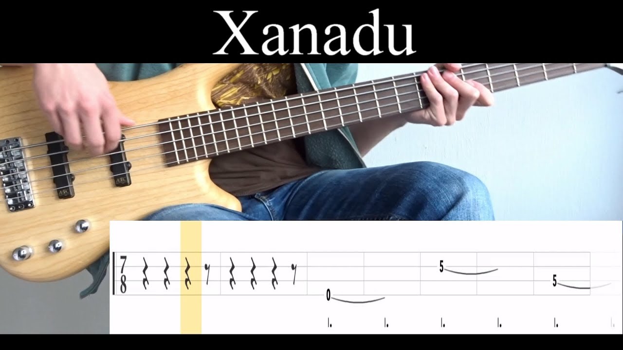Xanadu (Rush) Bass Cover (With Tabs) by Leo Düzey YouTube