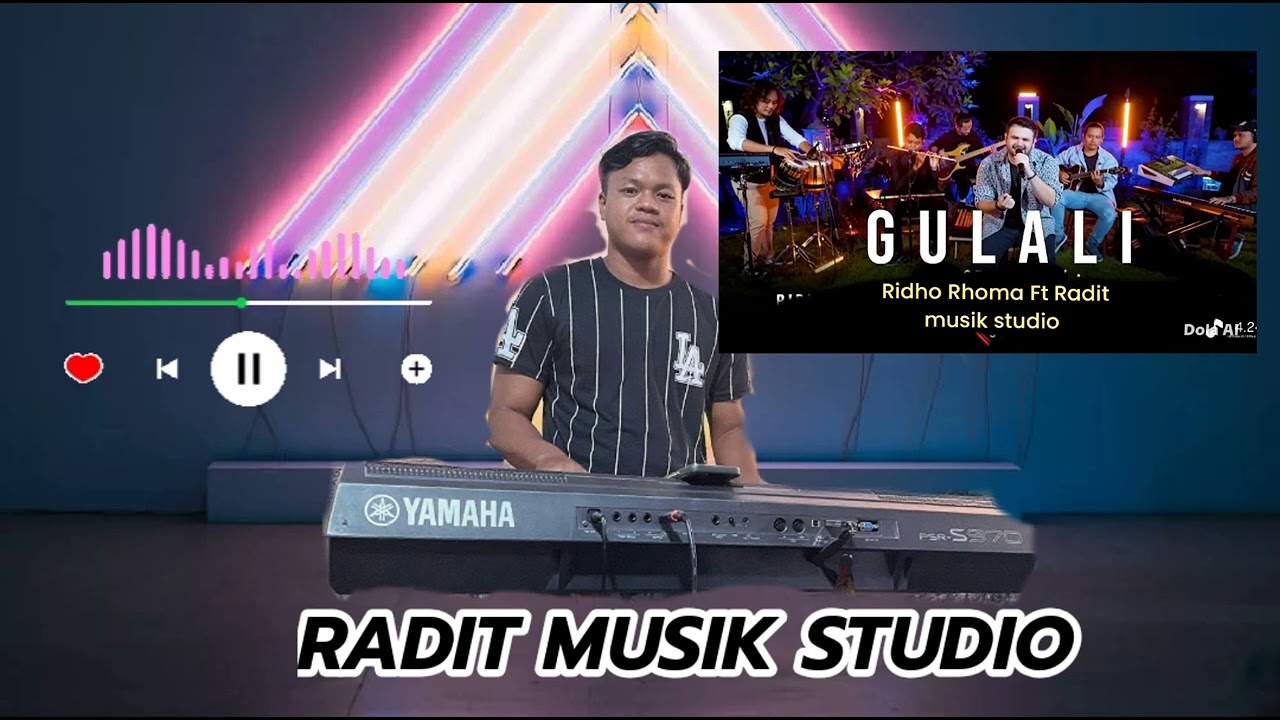DJ remix ganjur terbaru (GULALI) cover ridho Rhoma Ft Radit musik studio full band viralll tiktok
