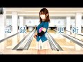 ボウリング女子の練習風景89（Bowling Practice）2021/7