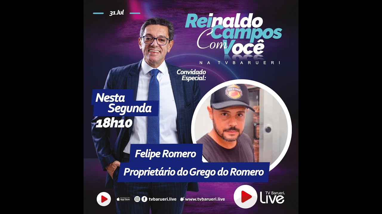 Grego Do Romero | Reinaldo Campos Com Você – 31/07