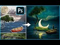 The lost moonphotoshop manipulation tutorial