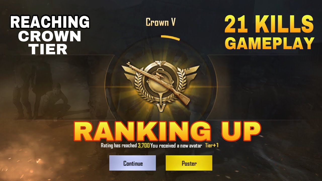 Reaching Crown Tier How To Rank Up Fast In Pubg Mobile Road To - reaching crown tier how to rank up fast in pubg mobile road to conquerer