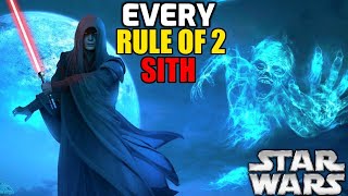 Every Single Rule of 2 Sith In Star Wars  Darth Bane to Darth Sidious (1,000 Years)