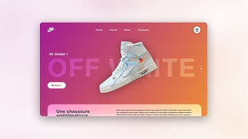 Adobe XD Webdesign Nike - Speed Art