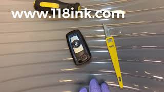 How to change / replace smart key fob Battery BMW series 1,2,3,4,5,6,7,X3,X5 KR55WK49147