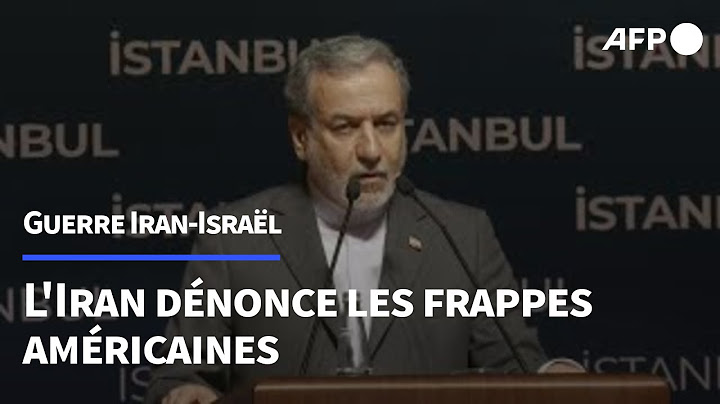 Les Etats-Unis et Israël "ont franchi une ligne rouge majeure", accuse l'Iran | AFP