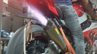 BMW S 1000 RR Dynotune with AKRAPOVIC Evolution race exhaust
