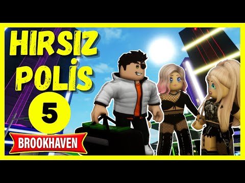 ✈️️HIRSIZ POLİS 5👮‍♂️LAS VEGAS SOYGUNU💰💸ROBLOX Brookhaven🏡