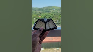 Em breve o teste da Arandela Solar de Parede 20w com Sensor Presença Arco Íris Led - 82367
